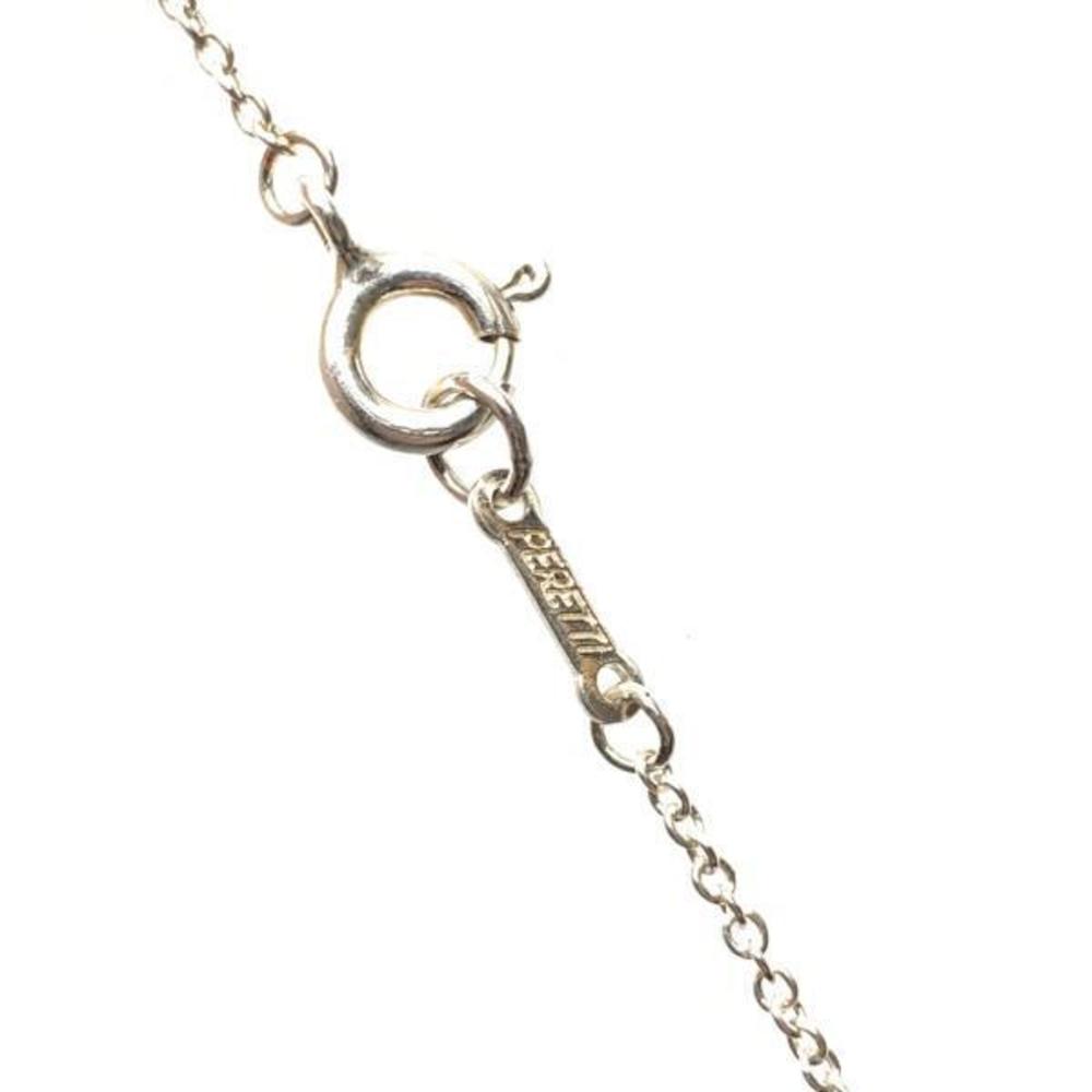 Tiffany Interlocking Double Ring Necklace Silver